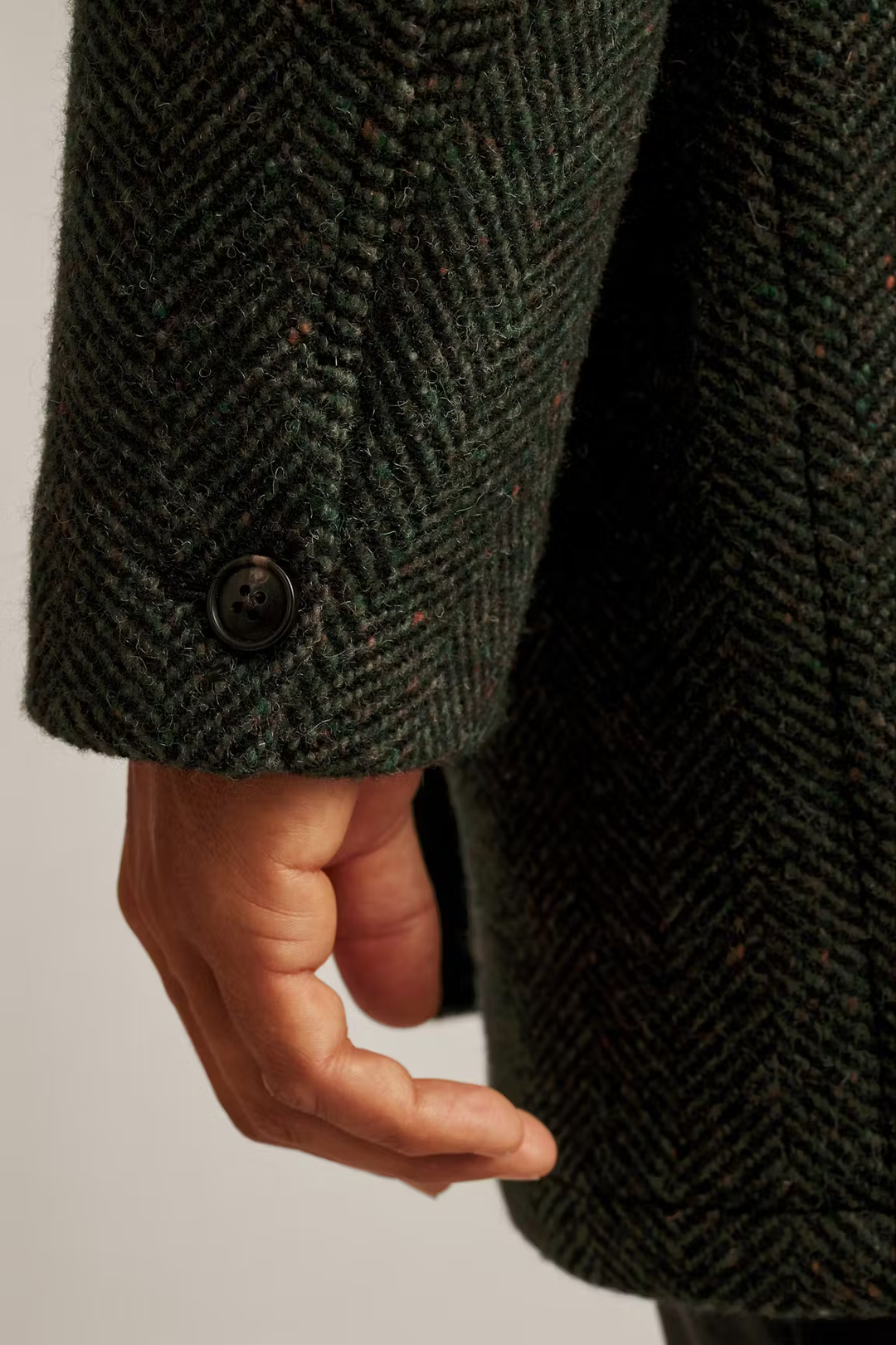 Formal Men's Wool Herringbone Lapel Blazer mens event wear