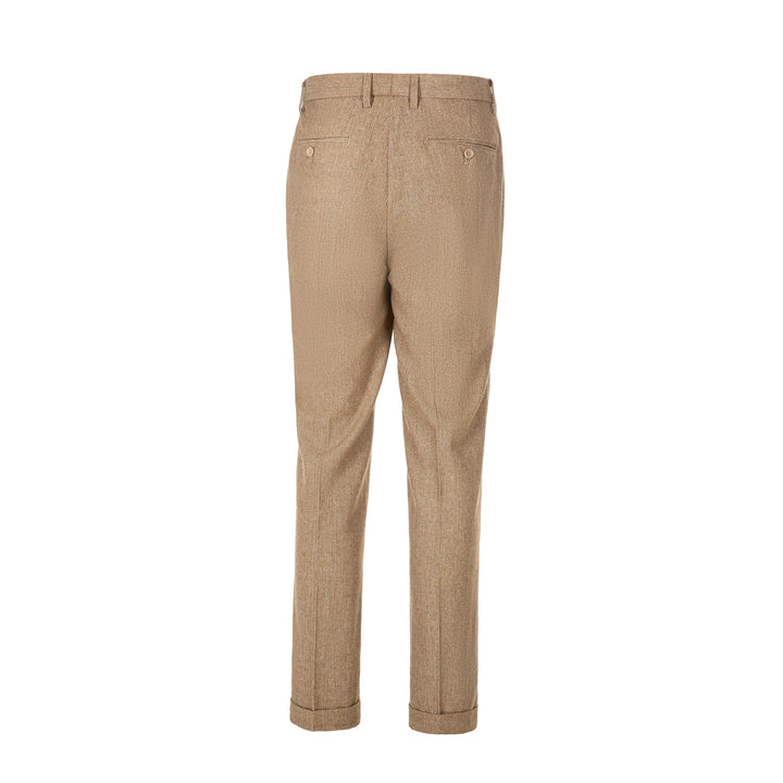 Men's Retro Suit Pants Herringbone Tweed Trousers menseventwear