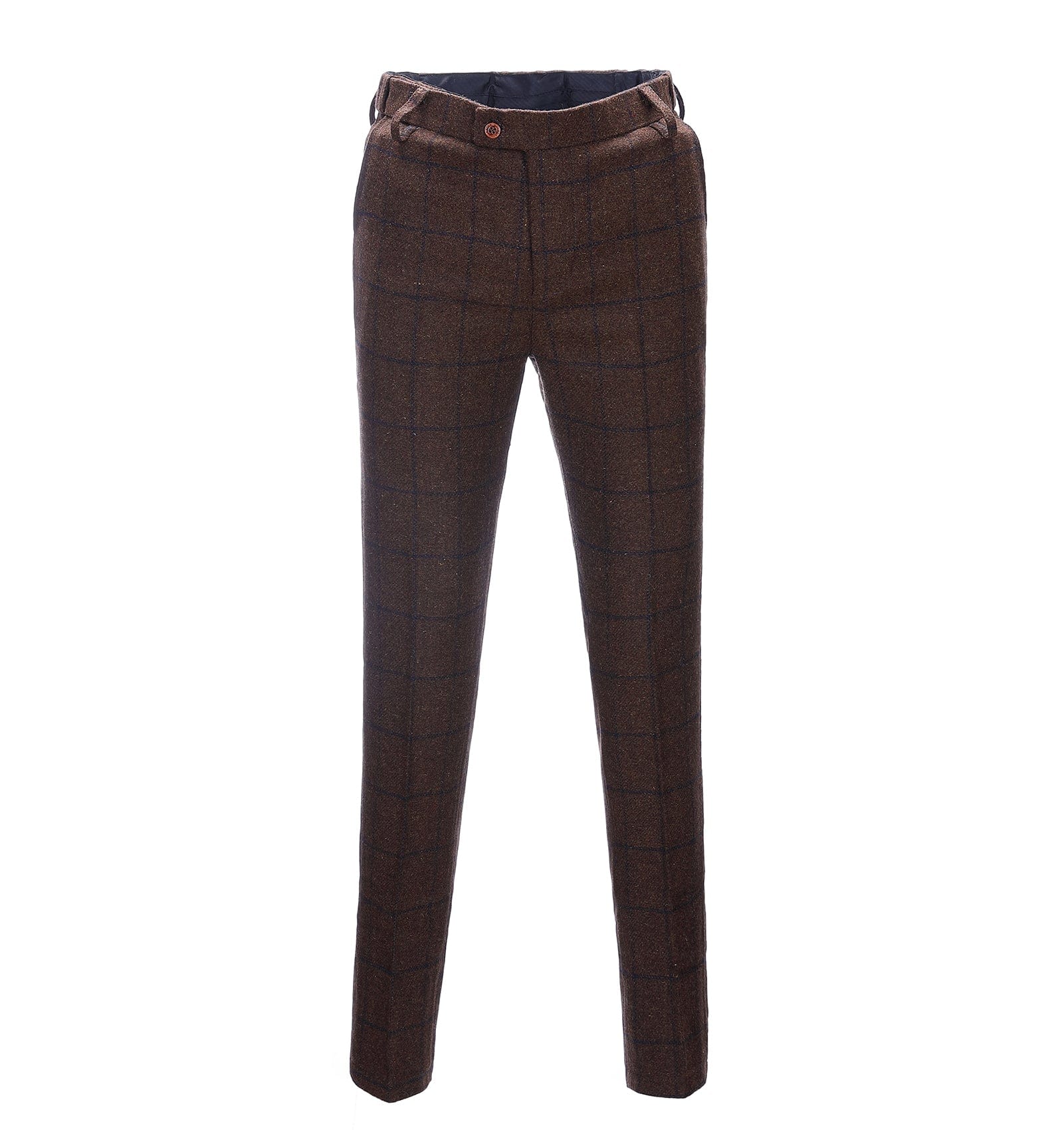 VBC - Chocolate Brown Flannel - Side Tabs Trouser | SPIER & MACKAY