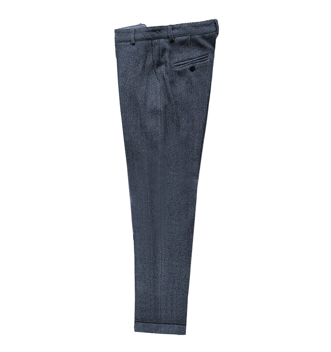 Men's Retro Suit Pants Herringbone Tweed Trousers - Menseventwear – mens  event wear