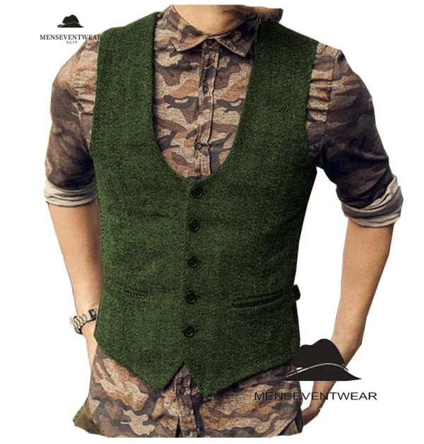 Men's u shaped on sale vest